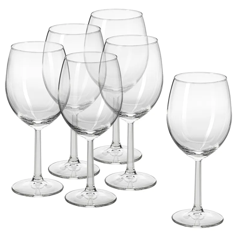 IKEA SVALKA СВАЛЬК, бокал для вина, прозрачное стекло, 44 кл 004.730.23 фото №1