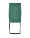 Кухонний стілець оксамитовий HALMAR K444 Velvet, темно-зелений фото thumb №5