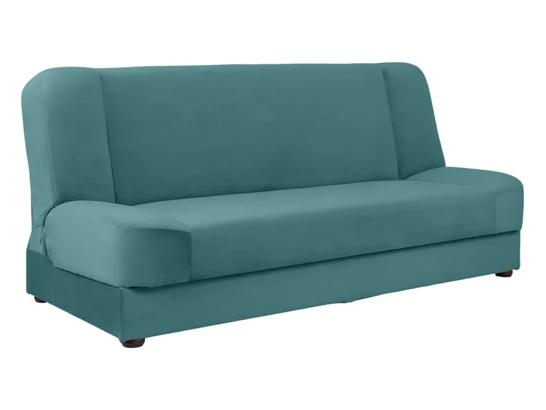 BRW Тримісний диван-ліжко Lami з оксамитовим ящиком для зберігання бірюзового кольору, Riviera 87 Blue WE-LAMI-3K-G2_BACBFB фото №2