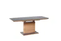 Кухонний стіл розкладний HALMAR CONCORD 140-180x80 см, стільниця - дуб золотий/темно-сірий, ніжка - дуб золотий фото thumb №4
