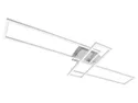BRW Каркасний світлодіодний 3-точковий стельовий світильник з диммером сріблястого кольору 085501 фото thumb №1