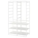 IKEA JONAXEL ЙОНАКСЕЛЬ, гардероб, комбинация, белый, 99x51x173 см 092.976.57 фото thumb №1