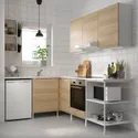 IKEA ENHET ЕНХЕТ, кутова кухня, білий / імітація. дуб 293.380.01 фото thumb №2