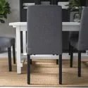 IKEA BERGMUND БЕРГМУНД, стілець, чорний/ГУННАРЕД класичний сірий 594.815.87 фото thumb №6