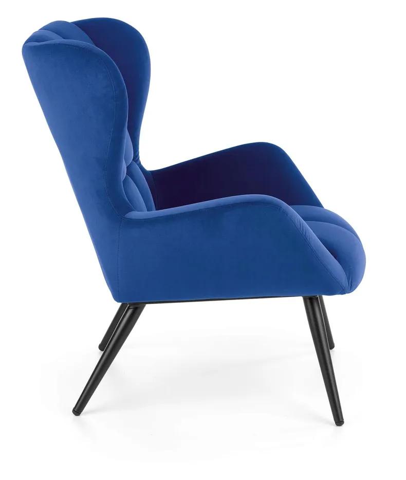 Мягкое кресло HALMAR TYRION, темно-синий фото №3
