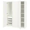 IKEA PAX ПАКС / TONSTAD ТОНСТАД, гардероб, комбінація, білий/кремовий, 150x60x201 см 195.489.81 фото thumb №1
