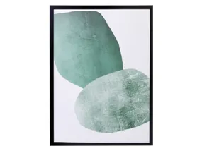 BRW картина "Зелені грудочки" 50х70 см 081349 фото