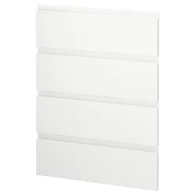 IKEA METOD МЕТОД, 4 фронтальні панелі для посудомийки, Voxtorp матовий білий, 60 см 394.500.30 фото