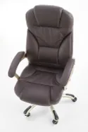 Кресло компьютерное офисное вращающееся HALMAR DESMOND, темно-коричневый фото thumb №7