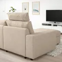 IKEA VIMLE ВІМЛЕ, 3-місний диван із кушеткою, з широкими підлокітниками з підголівником / бежевий 194.327.73 фото thumb №2