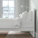 IKEA MALM МАЛЬМ, каркас ліжка з матрацом, білий / Valevåg твердий, 120x200 см 295.446.66 фото thumb №4