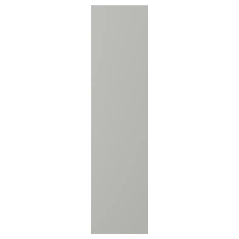 IKEA HAVSTORP ХАВСТОРП, дверь, светло-серый, 20x80 см 705.684.71 фото №1