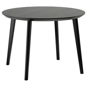 IKEA LISABO ЛИСАБО, стол, черный, 105 см 504.165.01 фото