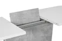 Стіл кухонний SIGNAL SIRIUS IN, білий матовий / ефект бетону, 80x120 фото thumb №7
