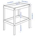 IKEA SNIGLAR СНИГЛАР, пеленальный стол, бук, белый, 72x53 см фото thumb №4