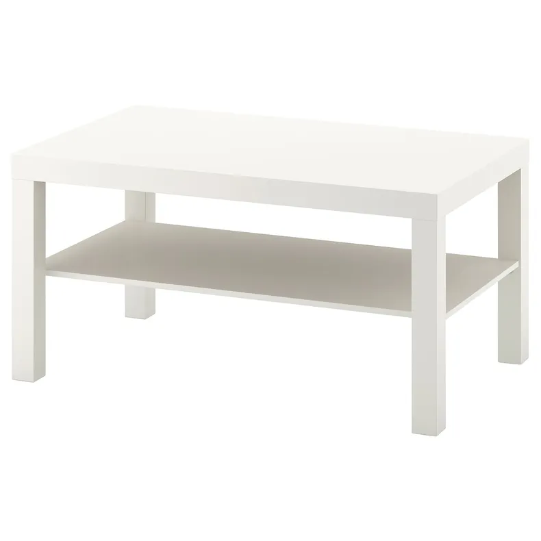 IKEA LACK ЛАКК, журнальний столик, білий, 90x55 см 904.499.05 фото №1