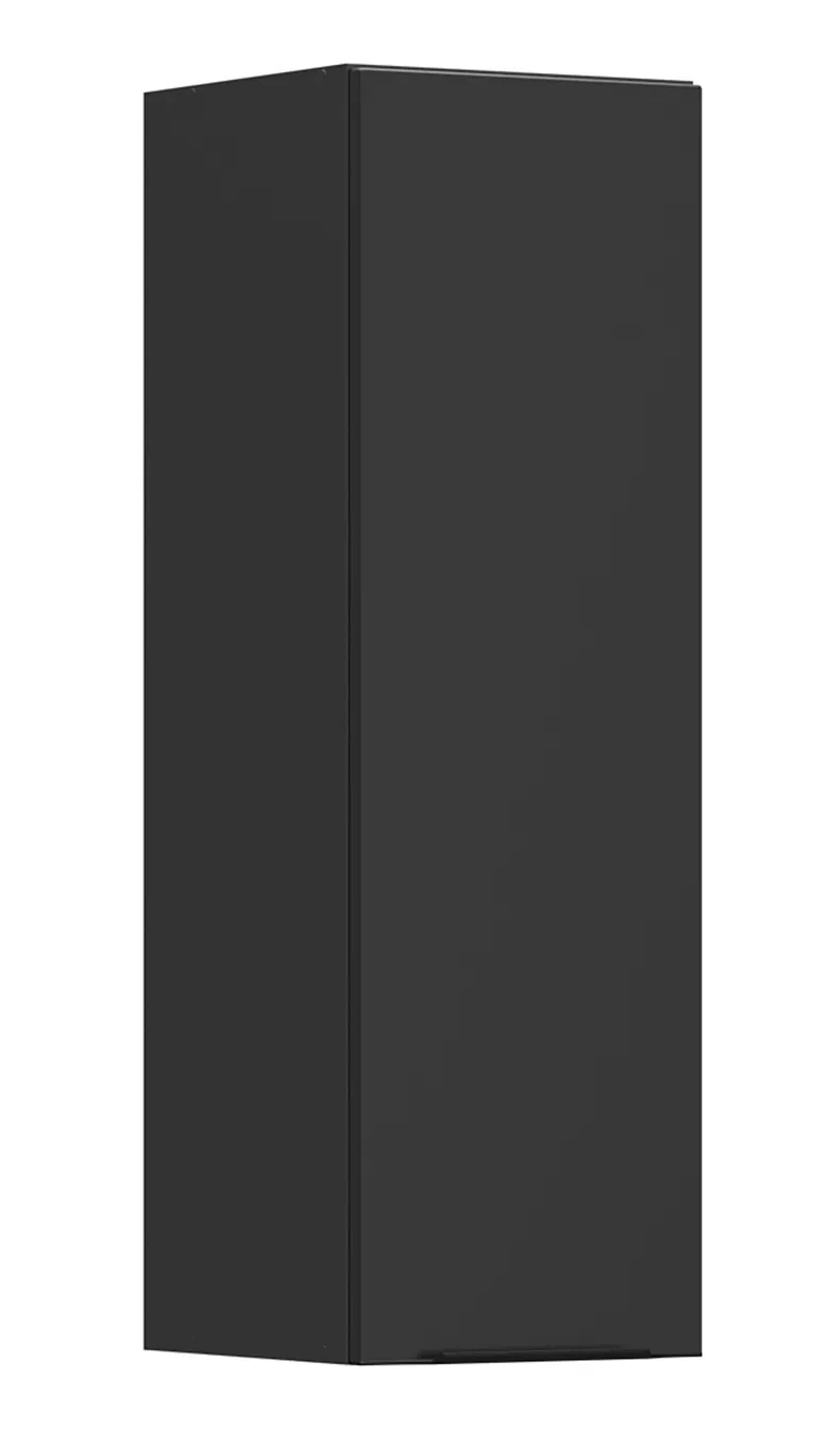 BRW Sole L6 30 см правый верхний кухонный шкаф черный матовый, черный/черный матовый FM_G_30/95_P-CA/CAM фото №2