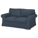 IKEA EKTORP ЕКТОРП, чохол для 2-місного дивана, КІЛАНДА темно-синій 005.653.48 фото thumb №2