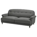 IKEA ESSEBODA ЭССЕБОДА, 3-местный диван, Талмира среднего серого / коричневого цвета 794.435.04 фото thumb №1