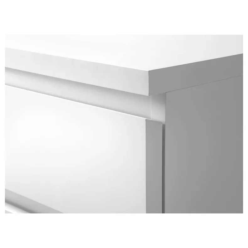 IKEA MALM МАЛЬМ, тумба с ящиками на колесах, белый, 42x59 см 903.406.51 фото №2