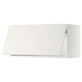 IKEA METOD МЕТОД, горизонтальный навесной шкаф, белый / белый, 80x40 см 193.918.95 фото