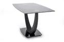 Кухонний стіл HALMAR ANTON 140x80 см чорний фото thumb №5