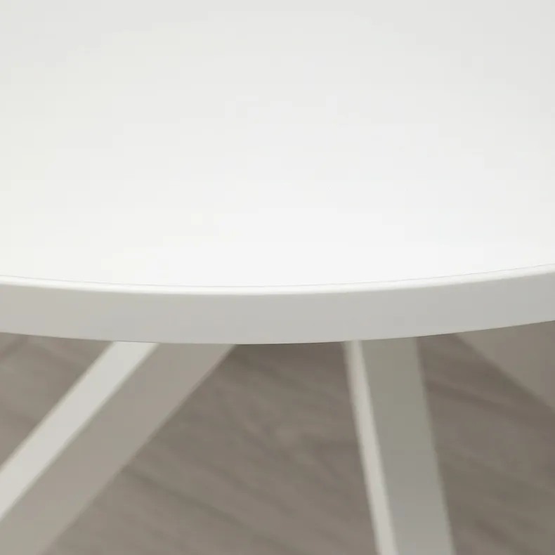 IKEA GRANSTORP ГРАНСТОРП, раздвижной стол, белый, 90 / 120x90 см 705.115.35 фото №6