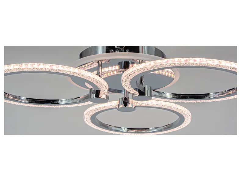 BRW Ring LED 4-точечный потолочный светильник серебристый 091365 фото №3