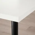 IKEA LAGKAPTEN ЛАГКАПТЕН / OLOV ОЛОВ, письмовий стіл, білий / чорний, 120x60 см 194.167.73 фото thumb №5