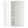 IKEA METOD МЕТОД, кутова навісна шафа з полицями, білий / РІНГХУЛЬТ білий, 68x100 см 399.185.23 фото