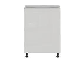 BRW Базовый шкаф для кухни Sole 60 см левый светло-серый глянец, альпийский белый/светло-серый глянец FH_D_60/82_L-BAL/XRAL7047 фото