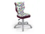 BRW Детский настольный стул с совой размер 4 OBR_PETIT_SZARY_ROZM.4_STORIA_32 фото