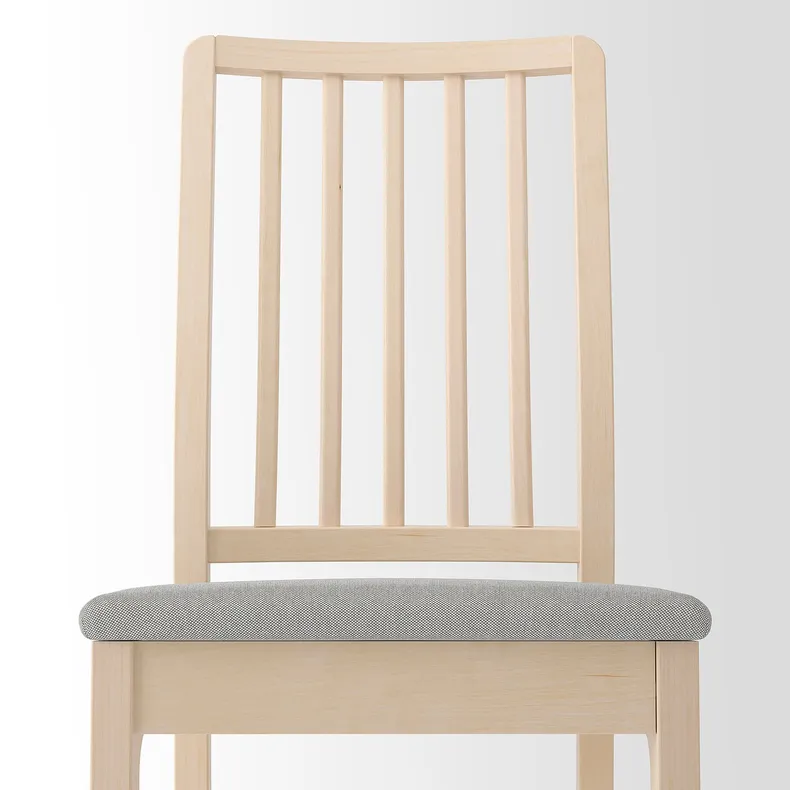 IKEA EKEDALEN ЭКЕДАЛЕН, стул, береза / светло-серый 003.410.23 фото №6