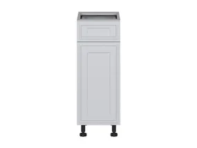 BRW Нижний кухонный шкаф Verdi 30 см левый с ящиком с плавным закрытием светло-серый матовый, греноловый серый/светло-серый матовый FL_D1S_30/82_L/STB-SZG/JSZM фото