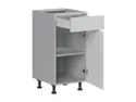 BRW Top Line кухонный базовый шкаф 40 см правый с ящиком светло-серый матовый, греноловый серый/светло-серый матовый TV_D1S_40/82_P/SMB-SZG/BRW0014 фото thumb №3