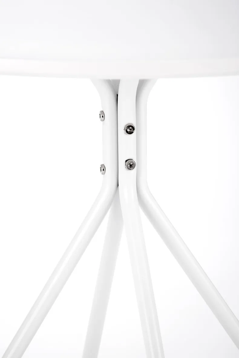 Круглый стол обеденный HALMAR FONDI белый фото №6