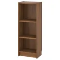 IKEA BILLY БІЛЛІ, книжкова шафа, коричневий горіх, 40x28x106 см 105.086.25 фото thumb №1