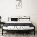 Кровать металлическая MEBEL ELITE GRIFFIN, 160x200 см, Черный фото thumb №3