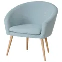 IKEA GLAMSEN ГЛАМСЕН, крісло, Orrsta світло-блакитний 705.449.46 фото thumb №1