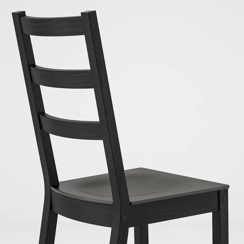 IKEA NORDVIKEN НОРДВИКЕН / NORDVIKEN НОРДВИКЕН, стол и 4 стула, чёрный / черный, 152 / 223x95 см 593.051.55 фото №7