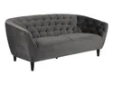 BRW Трехместный диван Ria 3 из стеганого велюра темно-серого цвета SO-RIA-3S--VIC_28 фото thumb №1