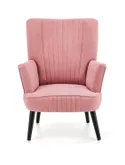 М'яке крісло оксамитове HALMAR DELGADO BLUVEL 52, рожевий фото thumb №10