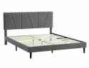 Ліжко односпальне SIGNAL Savana Velvet 120x200 см, сірий фото thumb №1