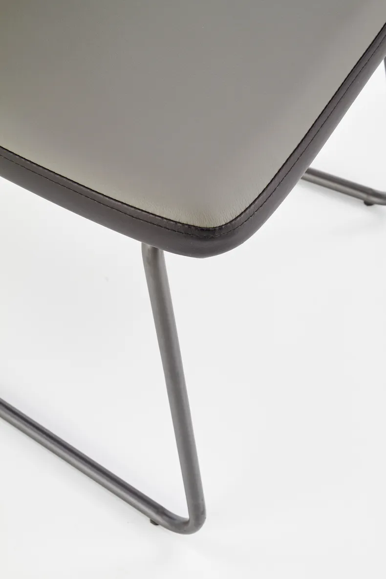 Кухонный стул HALMAR K300, черный/серый (2p=4шт) фото №4