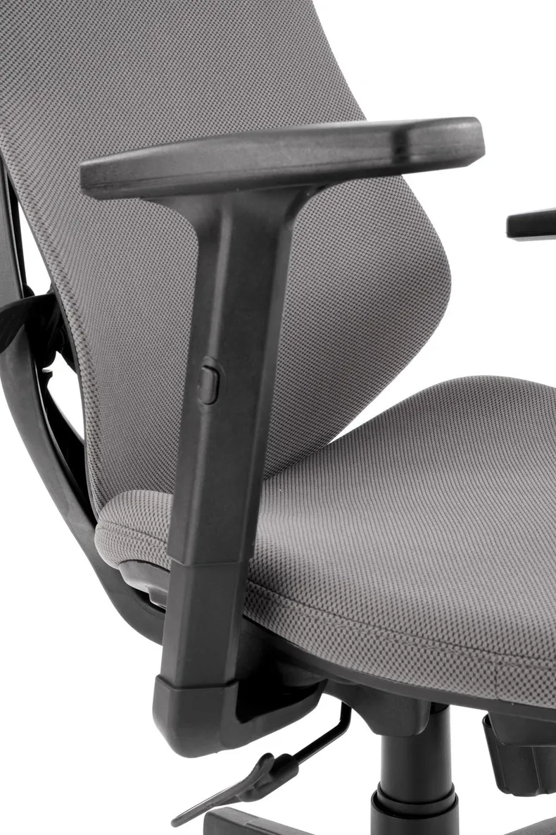 Крісло комп'ютерне офісне обертове HALMAR RUBIO сірий/чорний фото №3