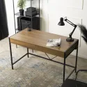Письмовий стіл MEBEL ELITE ALLY, 123 см, Горіх / Чорний фото thumb №5