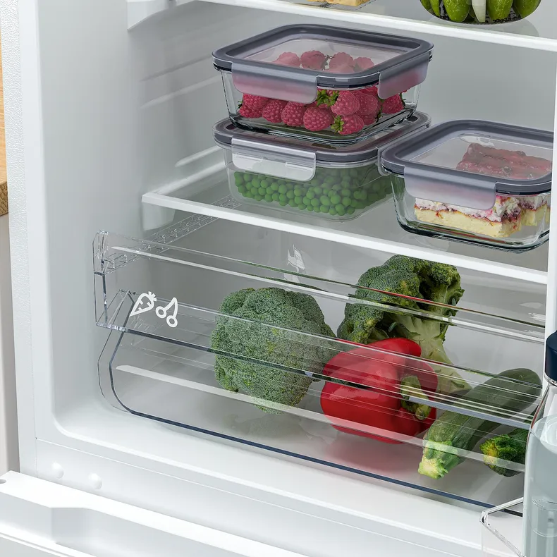 IKEA LAGAN ЛАГАН, холодильник+морозильна камера, окремостоячий/білий, 197/65 l 005.712.93 фото №5