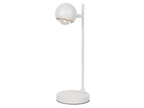BRW VT-7506 Светодиодная металлическая настольная лампа белого цвета 092036 фото
