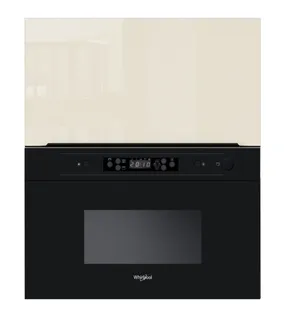 BRW Кухонный верхний шкаф Sole L6 60 см с микроволновой печью навесной магнолия жемчуг, альпийский белый/жемчуг магнолии FM_GMO_60/72_O_AMW442-BAL/MAPE/CA фото
