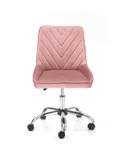 Кресло компьютерное офисное вращающееся HALMAR RICO, розовый бархат фото thumb №11